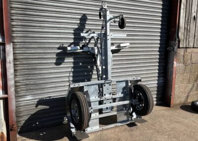 Single folding bike trailer